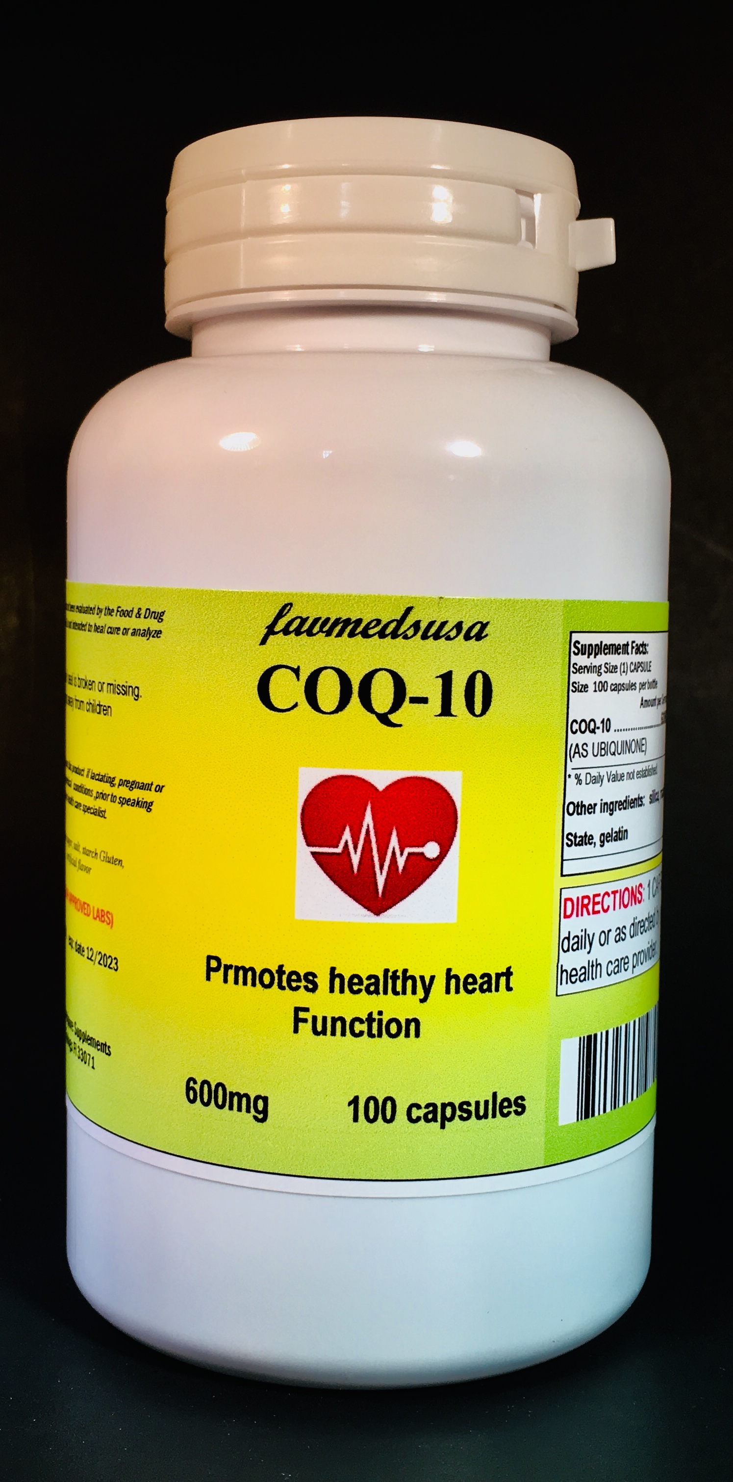 CoQ-10 600mg - 100 capsules